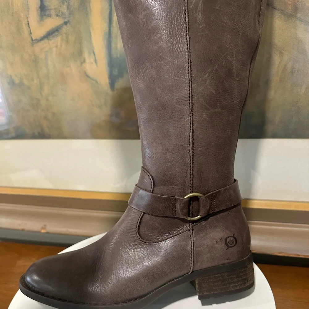 🌸BORN🌸 Saddler Tall Riding Boot Brown Size: 6